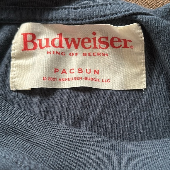Long Sleeve Men’s PacSun Budweiser shirt - Picture 5 of 7